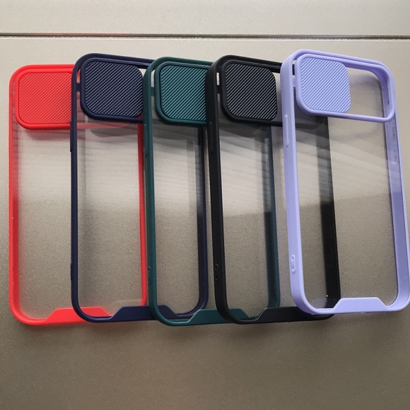 Other - For iPhone 12 Pro phone case clear/camera slider